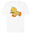 Футболка Оверсайз Shocked Tweety Белый фото