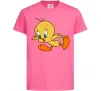Детская футболка Shocked Tweety Ярко-розовый Детская футболка Shocked Tweety Ярко-розовый фото