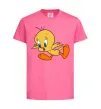 Дитяча футболка Shocked Tweety Яскраво-рожевий фото