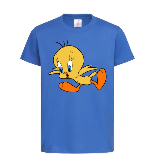 Дитяча футболка Shocked Tweety Яскраво-синій фото
