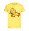 Дитяча футболка Shocked Tweety Лимонний фото