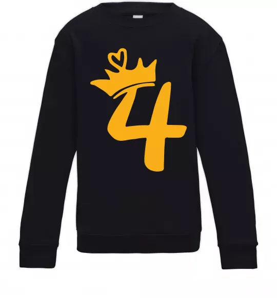 Дитячий світшот 4 crown Чорний фото