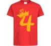 Детская футболка 4 crown Красный Детская футболка 4 crown Красный фото