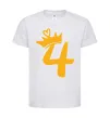 Дитяча футболка 4 crown Білий фото