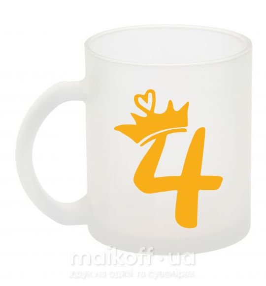 Чашка скляна 4 crown Фроузен фото