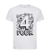 Дитяча футболка 4 - Four Білий фото