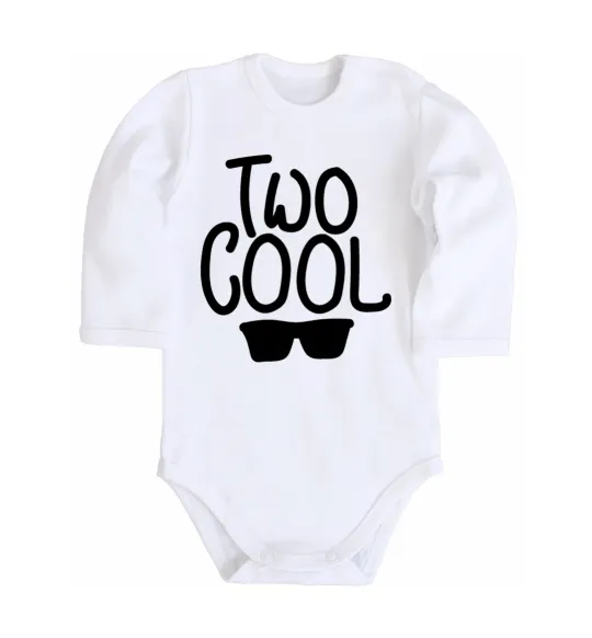 Детский боди Two cool Белый фото