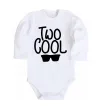 Детский боди Two cool Белый фото