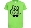 Детская футболка Two cool Лаймовый фото