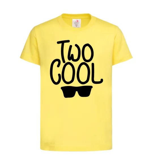 Дитяча футболка Two cool Лимонний фото