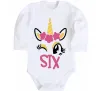 Детский боди Six unicorn Белый Детский боди Six unicorn Белый фото