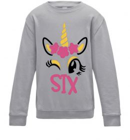 Детский Свитшот Six unicorn