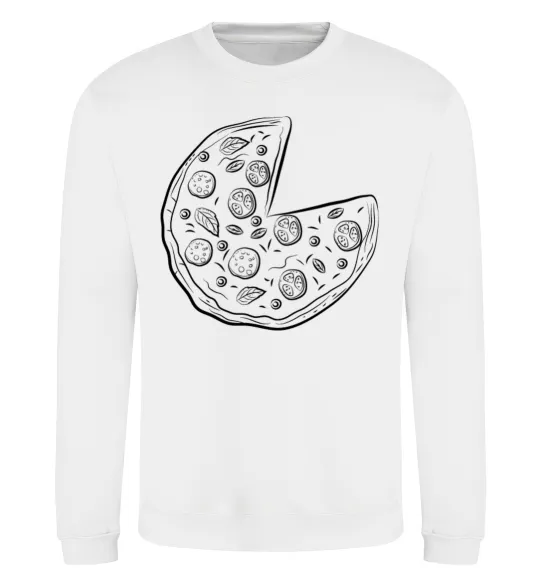 Свитшот Pizza Белый фото