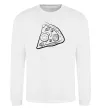 Свитшот Part of pizza Белый фото