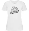 Жіноча футболка Part of pizza Білий Жіноча футболка Part of pizza Білий фото