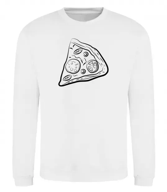 Світшот Part of pizza Білий фото