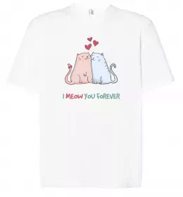 Футболка Оверсайз I love my crazy ukrainian girlfriend Белый фото