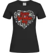 Женская футболка Happy Valentines day Черный Женская футболка Happy Valentines day Черный фото
