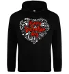 Жіноча толстовка (худі) Happy Valentines day Чорний Жіноча толстовка (худі) Happy Valentines day Чорний фото