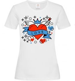 Женская футболка Love old style