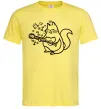 Чоловіча футболка Влюбленный кот Лимонний фото