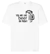 Футболка Оверсайз You are like beer on friday Белый фото