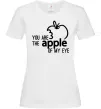 Женская футболка You are like apple of my eye Белый Женская футболка You are like apple of my eye Белый фото