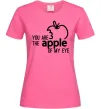 Женская футболка You are like apple of my eye Ярко-розовый Женская футболка You are like apple of my eye Ярко-розовый фото