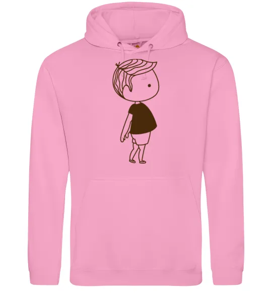 Чоловіча толстовка (худі) Cute boy Рожевий фото