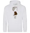 Чоловіча толстовка (худі) Cute boy Сірий меланж фото