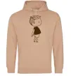 Чоловіча толстовка (худі) Cute boy Пісочний фото