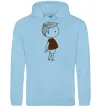 Чоловіча толстовка (худі) Cute boy Блакитний Чоловіча толстовка (худі) Cute boy Блакитний фото