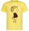 Мужская футболка Cute boy Лимонный фото