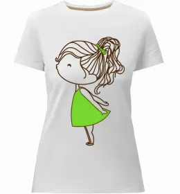 Женская премиум футболка