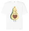 Футболка Оверсайз Avocado girl Белый фото
