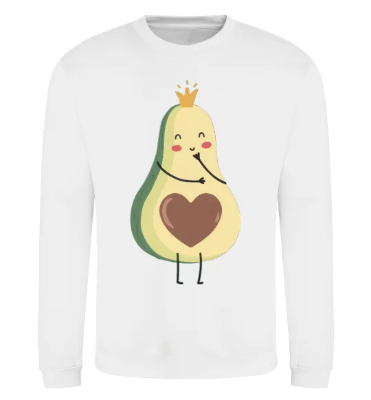 Світшот Avocado girl Білий фото
