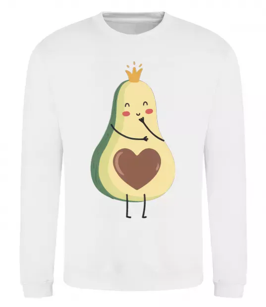 Світшот Avocado girl Білий фото