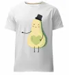 Чоловіча преміум футболка Avocado boy Білий фото