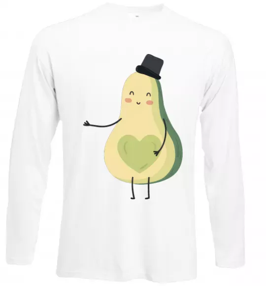 Лонгслив Avocado boy Белый фото