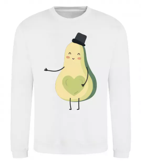 Світшот Avocado boy Білий фото