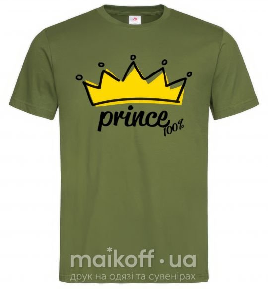Чоловіча футболка Prince Оливковий фото