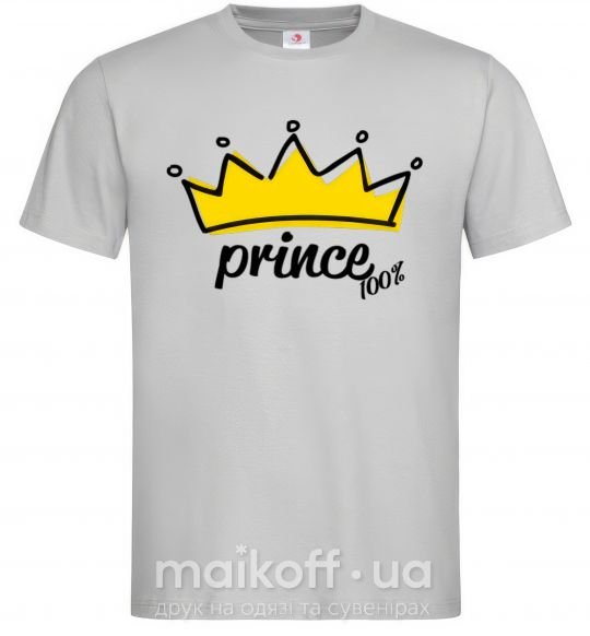 Мужская футболка Prince Серый фото