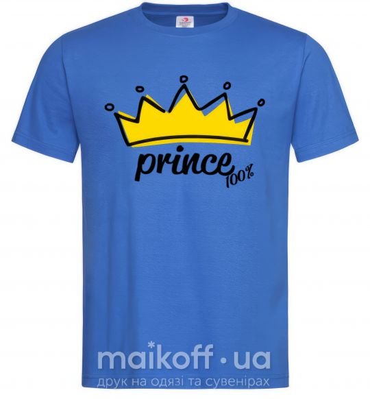 Мужская футболка Prince Ярко-синий фото