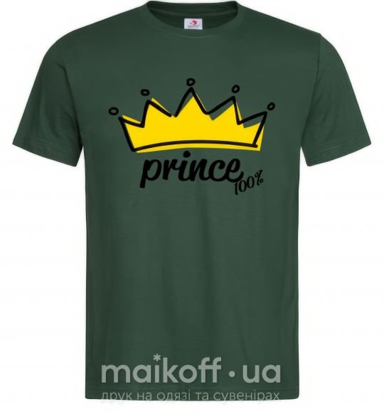 Чоловіча футболка Prince Темно-зелений фото