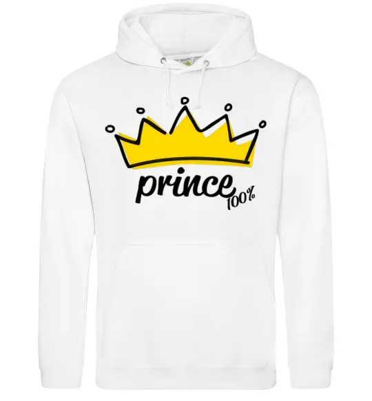 Мужская толстовка (худи) Prince Белый фото