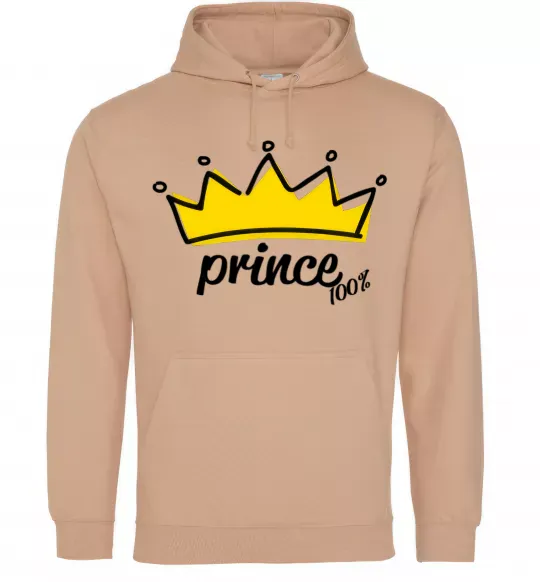 Мужская толстовка (худи) Prince Песочный фото
