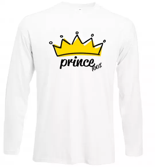 Лонгслів Prince Білий фото