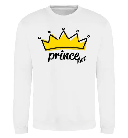 Світшот Prince Білий фото