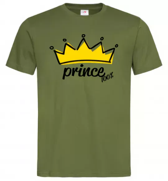 Мужская футболка Prince Оливковый фото