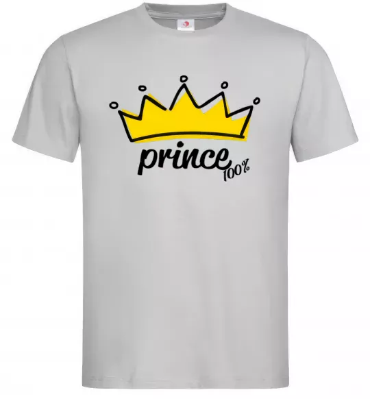 Мужская футболка Prince Серый фото